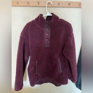 Athleta Maroon Women’s Size Medium Fleece